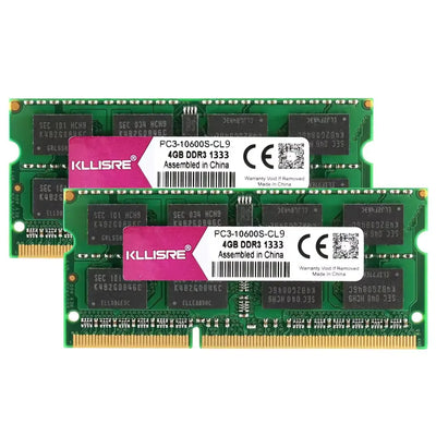 Kllisre DDR3 DDR4 8GB 4GB 16GB Laptop Ram 1333 1600 2400 2666 3200 DDR3L 204pin Sodimm Notebook Memory