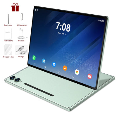 2025 S10+ SAMSNUG Tablet Android 15 Global Original 22GB+2TB 10.1inch HD 10000mAh 5G Dual SIM Card Phone Call WiFi GPS Tablet PC