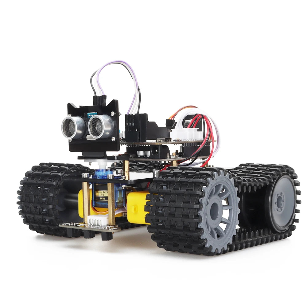 Complete Robot Starter Kit for Arduino Programming Design Great Fun Smart Robot Car Best Educational Automation Robotic Kit