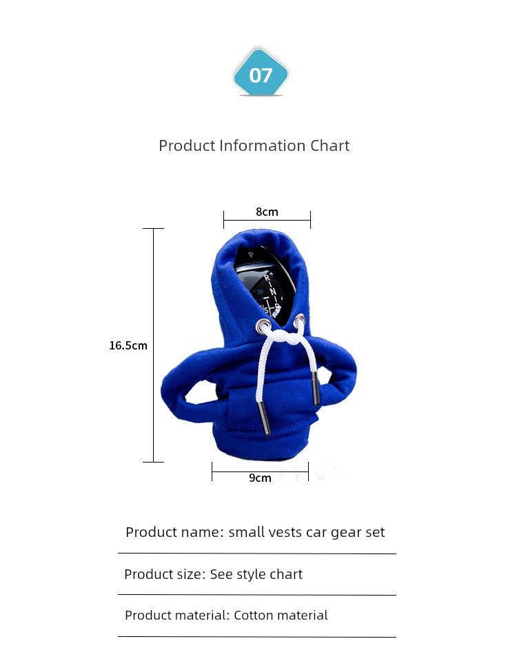 Hoodie Sweatshirt Gear Winter Hand Sweat Prevention Shift Knob Cover