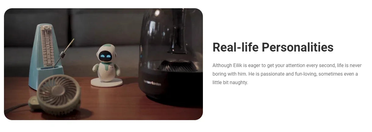 Eilik robot A little Companion Bot with Endless Fun Smart Robot Toy