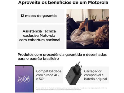 Smartphone Motorola Edge 30 Neo 256GB Lilac 5G Octa-Core 8GB RAM 6,3 ”Camera. Double + Selfie 32MP