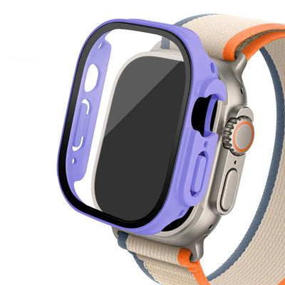 Glass+ Cover For Apple Watch case Ultra 2 49mm smartwatch Bumper+Screen Protector Tempered iwatch series apple watch Accessories