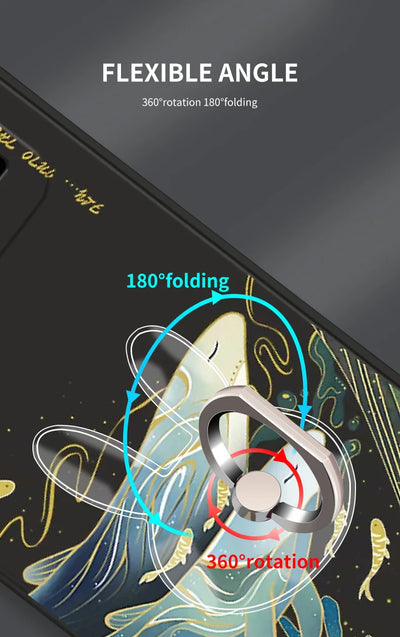 Finger Ring Mobile Phone Smartphone Stand Holder For iPhone X Samsung cell Smart  transparent Phone Ring holder Car Mount Stand