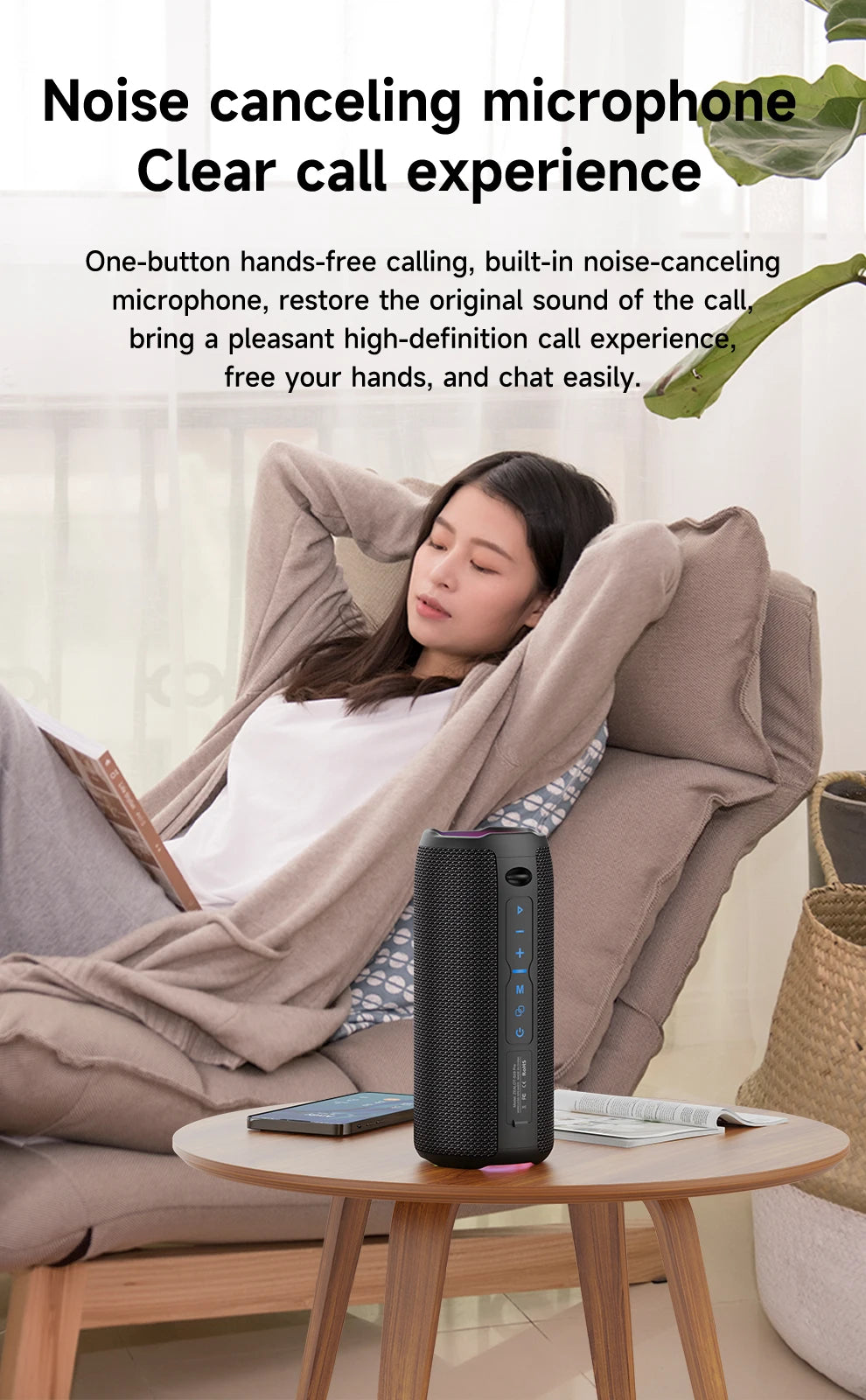 ZEALOT S49PRO 20W Portable Bluetooth Speaker Sound Box Portable IPX6 Waterproof Outdoor Stereo Music Subwoofer Party Speaker