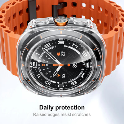 Case for Samsung Galaxy Watch Ultra 47mm accessories Tempered Glass Screen Protector Hard PC Bumper Galaxy Watch 7 ultra Cover