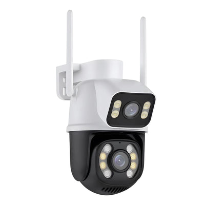 Icsee Black Wifi Surveillance Camera Security Camera Monitor 4K Ultra Hd Security Camera Wifi Waterproof Eug