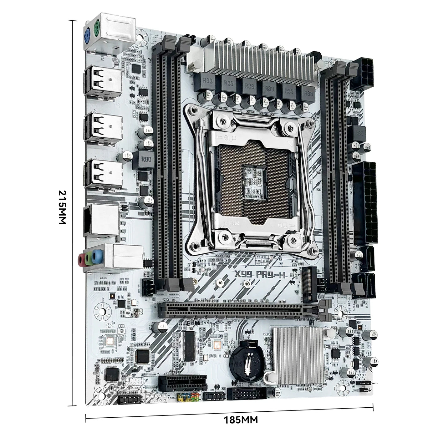 MACHINIST X99 Motherboard Set kit With Intel Xeon E5 2630 V4 LGA 2011-3 CPU + DDR4 16GB RAM support NVME m.2 White PR9-H