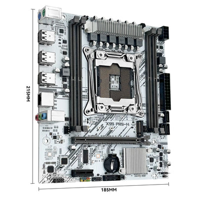MACHINIST X99 Motherboard Set kit With Intel Xeon E5 2630 V4 LGA 2011-3 CPU + DDR4 16GB RAM support NVME m.2 White PR9-H