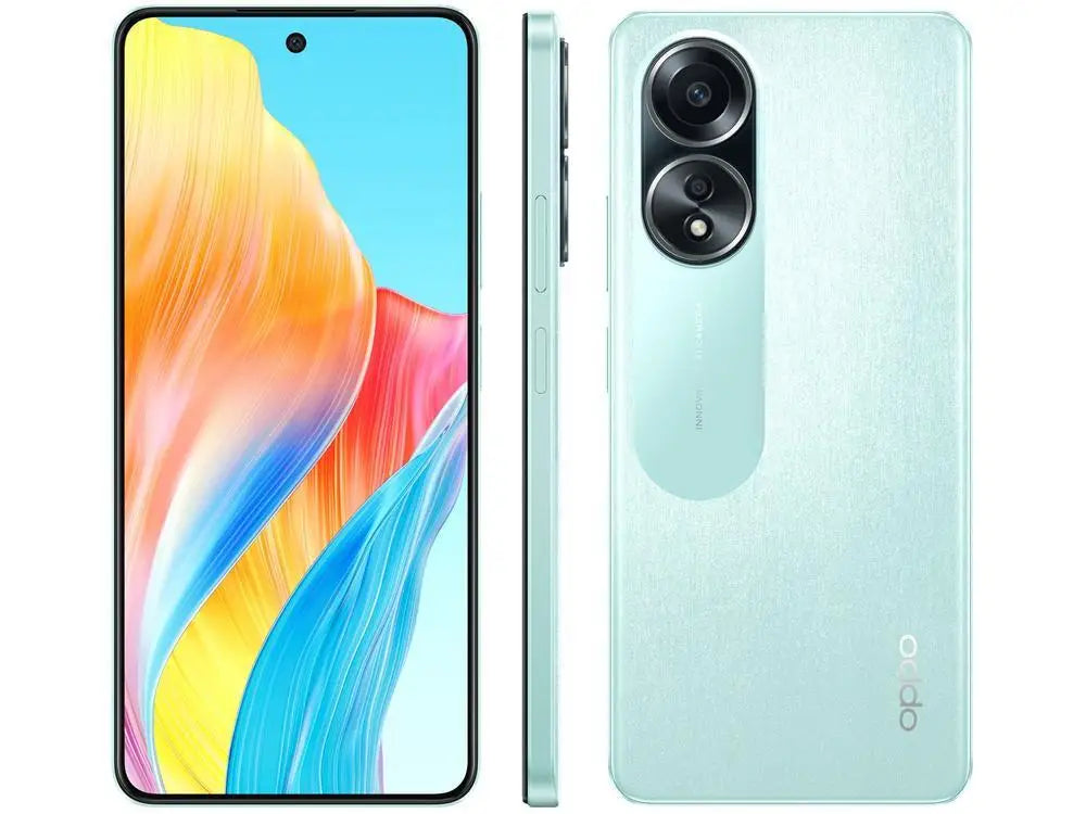 Smartphone OPPO A58 256GB Green 4G 8GB + 8GB (RAM +) 6,72 "Camera. 50MP + Selfie 8MP Dual Chip