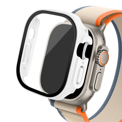 Glass+ Cover For Apple Watch case Ultra 2 49mm smartwatch Bumper+Screen Protector Tempered iwatch series apple watch Accessories