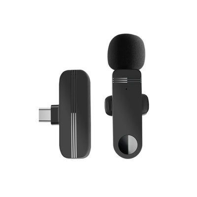 Wireless Lavalier Microphone Audio Video Recording Mini Mic For iPhone Android Laptop Live Gaming Mobile Phone Microphone