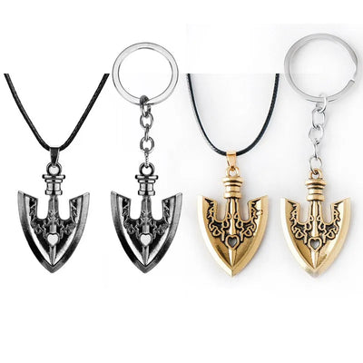 Anime JOJOS BIZARRE ADVENTURE Necklace Kujo Jotaro Arrow Metal Pendant Chain Choker Necklaces Charm Gifts Jewelry collares
