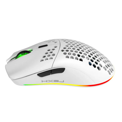 New T66 Rechargeable USB 2.4G Wireless Honeycomb Gaming Mouse RGB Lighting Mice Gamer Mouse For Notebook Desktop PC Computers