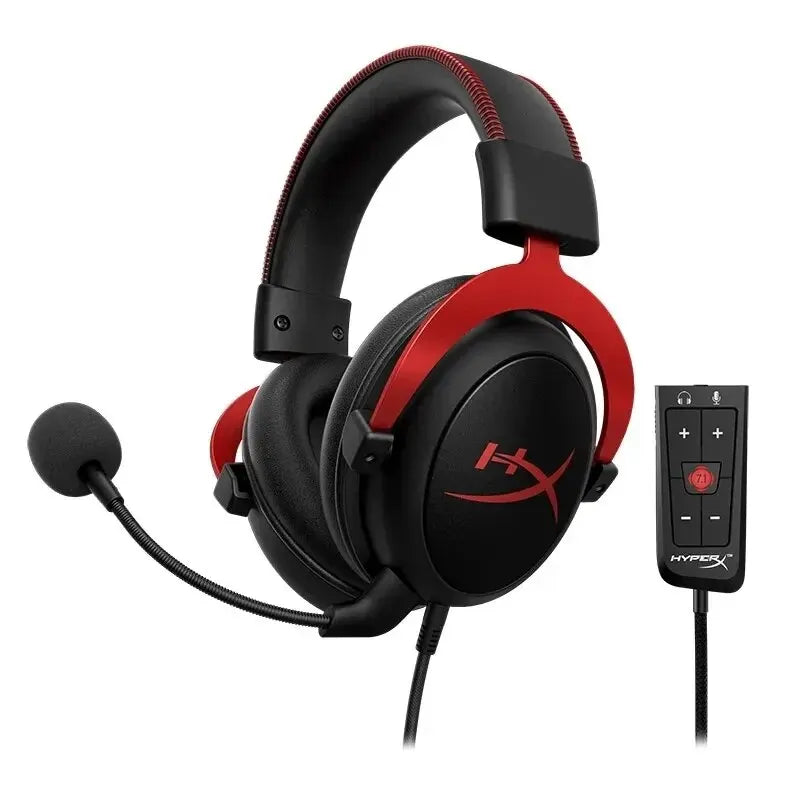 Original HyperX Cloud 2 II Gaming Wire Headset With HiFi 7.1 Surround Sound Microphone Game Headphone For PC PS4