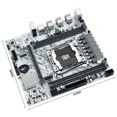 MACHINIST X99 Motherboard Set kit With Intel Xeon E5 2630 V4 LGA 2011-3 CPU + DDR4 16GB RAM support NVME m.2 White PR9-H