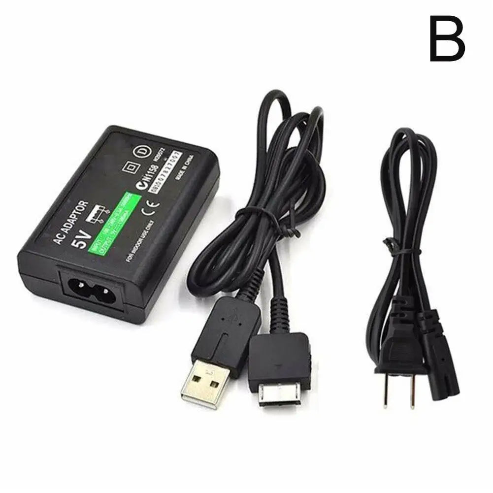 NEW High-end PS Vita Charger AC Adapter Wall Charger for sony PlayStation Psvita PS Vita PSV 1000 USB Data Charging Cable