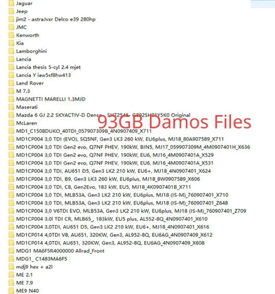 Newest ECU Programming Tool Winols 4.7 Software+ 93GB Damos Files +ECM TITANIUM 26100+ Immo Service Tool V1.2+Install Video Guid