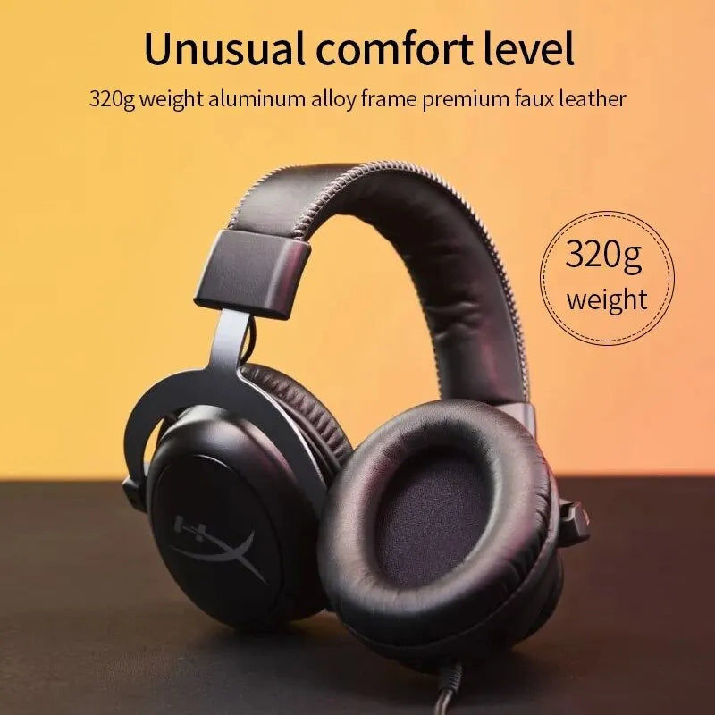Original HyperX Cloud 2 II Gaming Wire Headset With HiFi 7.1 Surround Sound Microphone Game Headphone For PC PS4
