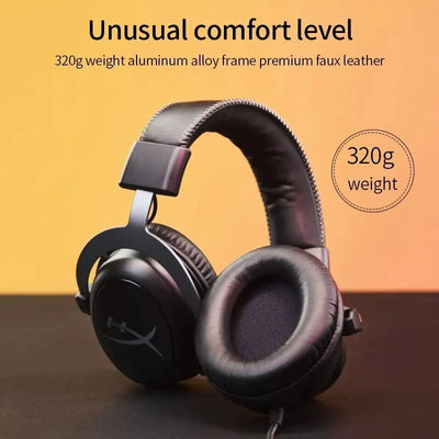 Original HyperX Cloud 2 II Gaming Wire Headset With HiFi 7.1 Surround Sound Microphone Game Headphone For PC PS4