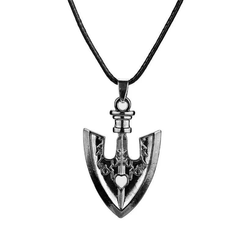 Anime JOJOS BIZARRE ADVENTURE Necklace Kujo Jotaro Arrow Metal Pendant Chain Choker Necklaces Charm Gifts Jewelry collares