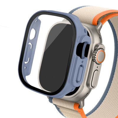 Glass+ Cover For Apple Watch case Ultra 2 49mm smartwatch Bumper+Screen Protector Tempered iwatch series apple watch Accessories
