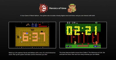 Nintendo Switch Game & Watch The Legend of Zelda Play Three Series Defining Games Includes Asia Version English Supported