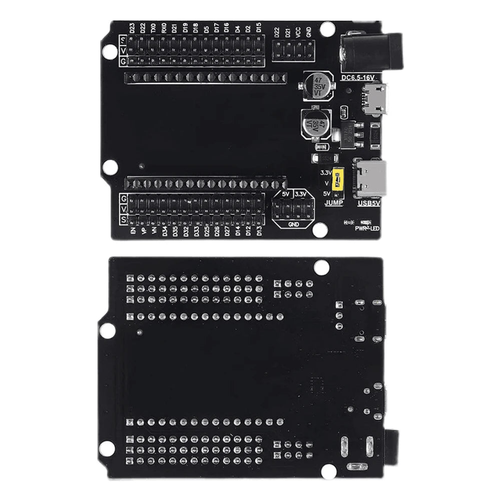 ESP32 Development Module Type-C MICRO USB 30Pin Expansion Electronic Module Graphic Programming GPIO Distribution Board