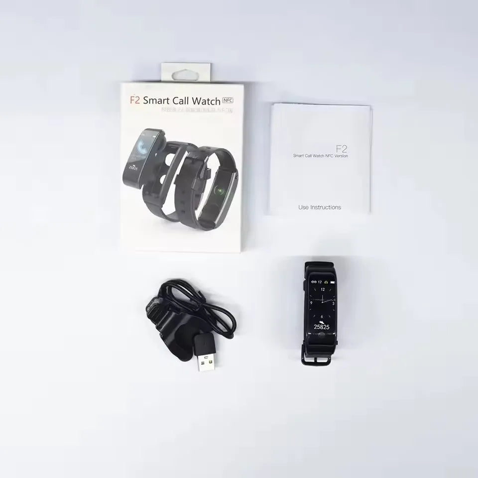 2024 New Smart Watch With Bluetooth-compatible Earphone 2-in-1 Smartwatch Bluetooth Call Health Sports Bracelet for Men Women
