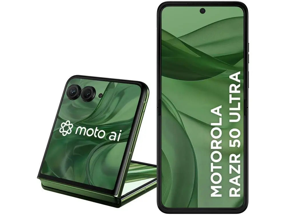 Smartphone Motorola Razr 50 Ultra 512GB Forest Green 5G 24GB RAM 6,9 "Camera. Dual + Selfie 32MP Dual Chip