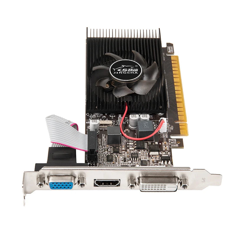 GT610 Video Card 1/2GB PCIE X16 2.0 NVIDIA GeForce GT 610 DDR3 Graphics Card VGA HD DVI 64Bit 1800MHz GT610 GPU Graphics Card