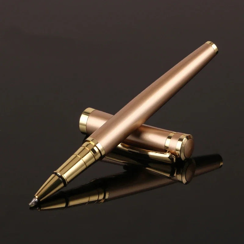 Luxury Metal Ball Point Pen Clip Signature Ballpoint Pens for Business Writing Office Stationery Customized Logo Name Gift