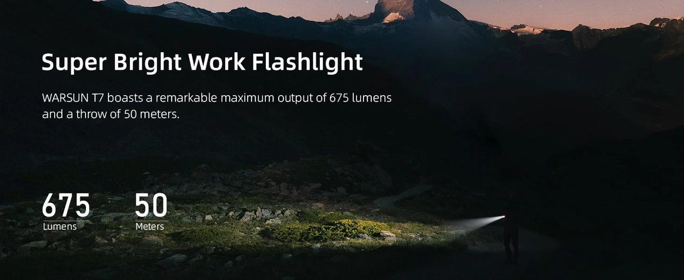 Warsun LED Keychain Flashlight USB-C Rechargeable 800Lm Portable Mini Torch Light Pocket Lantern Flood Work Light With Magnet