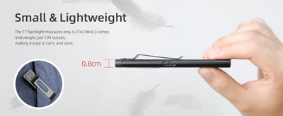 Warsun LED Keychain Flashlight USB-C Rechargeable 800Lm Portable Mini Torch Light Pocket Lantern Flood Work Light With Magnet