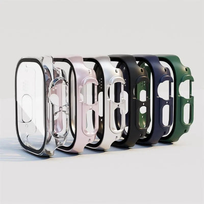 Glass+ Cover For Apple Watch case Ultra 2 49mm smartwatch Bumper+Screen Protector Tempered iwatch series apple watch Accessories
