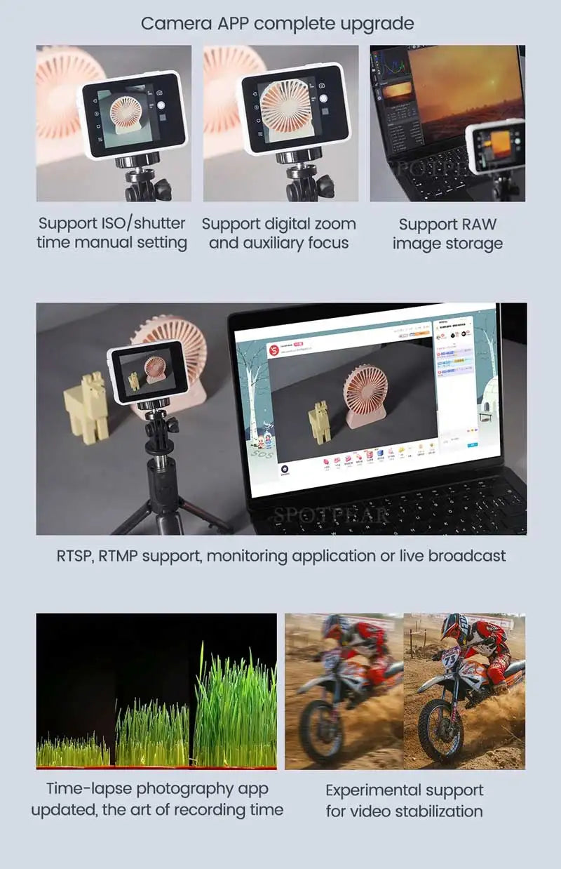 Sipeed MaixCAM Pro AI Camera Development Board Kit Image tracking Audio Yolo Contest 1TOPS NPU Built-in program