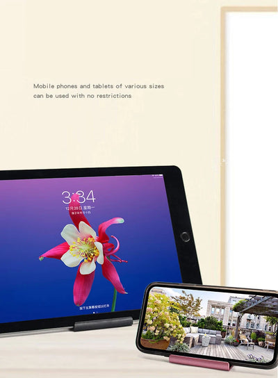Desk Stand For Mobile Phone Portable Foldable CellPhone Stand Holder Desktop Bracket For iPhone 15 14 13 Pro Max iPad Smartphone