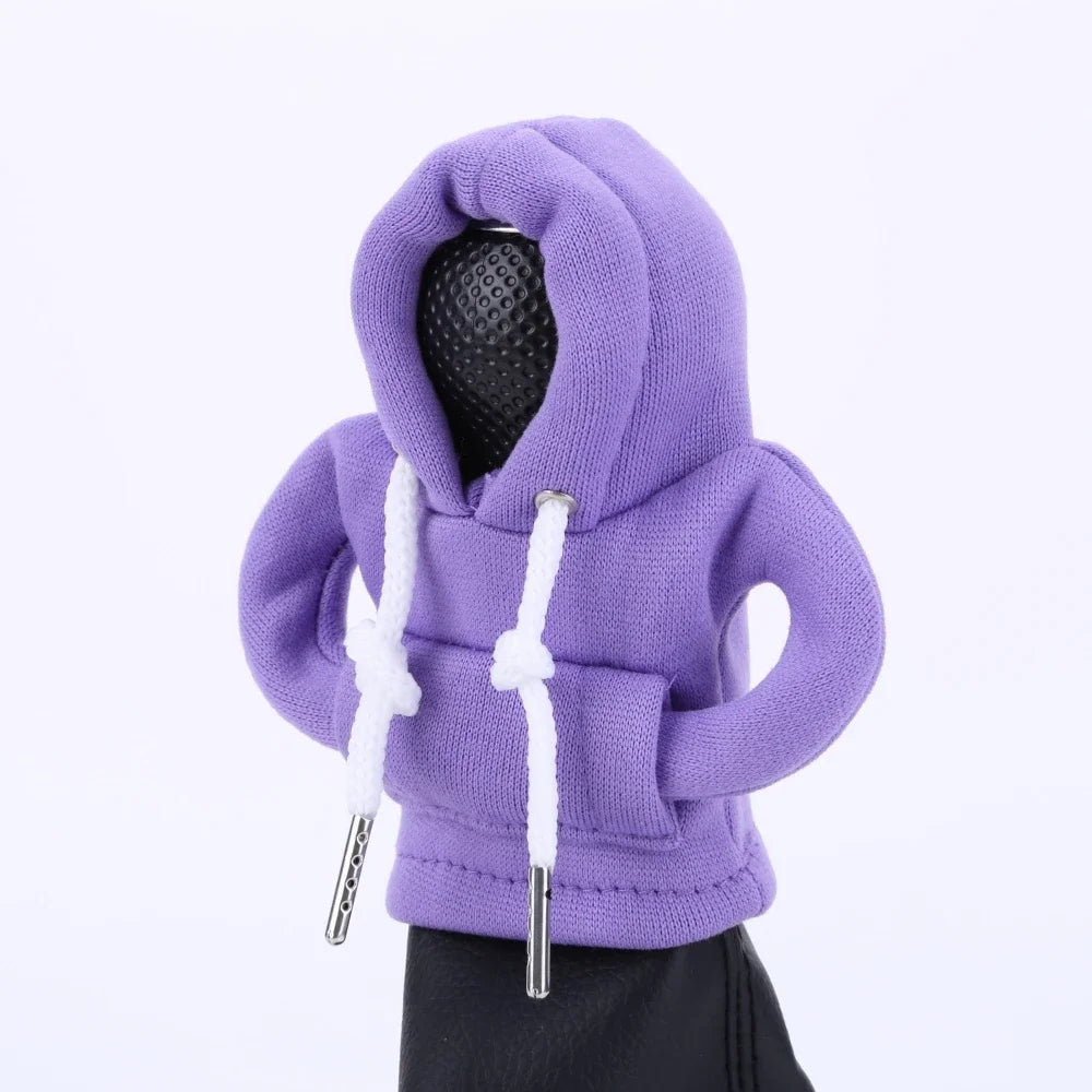 Hoodie Car Gear Shift Cover Fashion Gearshift Hoodie Car Gear Shift Knob Cover Manual Handle Gear Sweatshirt Change Lever Cover