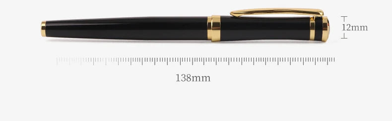 Luxury Metal Ball Point Pen Clip Signature Ballpoint Pens for Business Writing Office Stationery Customized Logo Name Gift