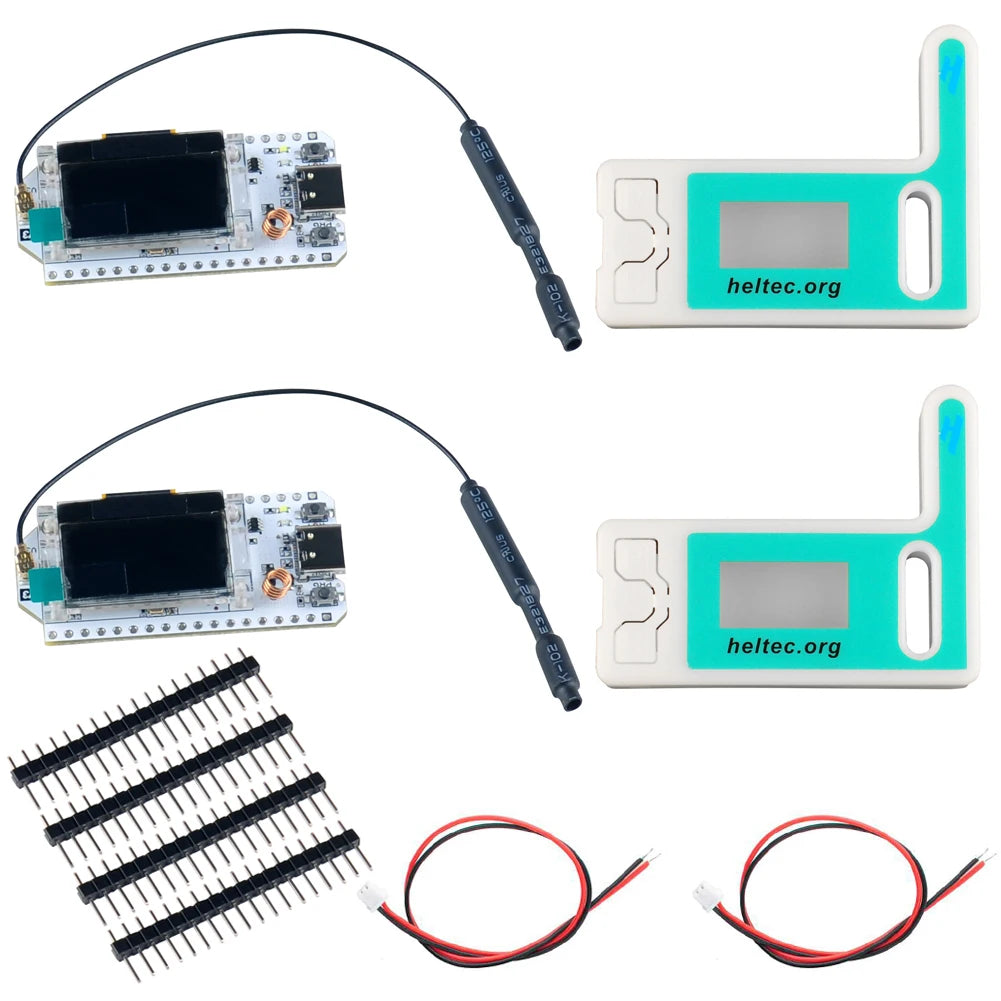 2Sets ESP32 LoRa V3 Development Board  868MHz-915MHz SX1262 0.96 Inch OLED Display BT+WIFI Lora Kit for Arduino IOT Smart Home
