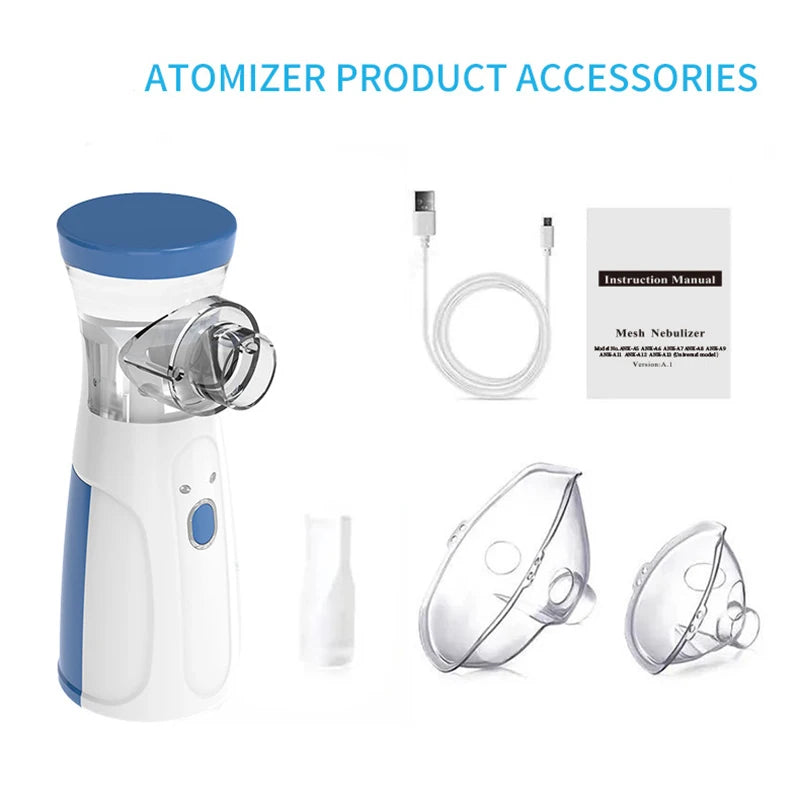 Medical Nebulizer Asthma Inhaler Handhe Portable Inhalator Adult Kids Child Mini Silent Steam Nasal Humidifier Tools Nebulizer