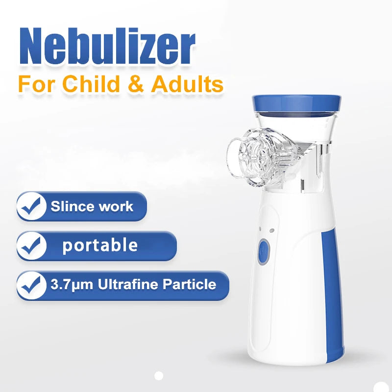 Medical Nebulizer Asthma Inhaler Handhe Portable Inhalator Adult Kids Child Mini Silent Steam Nasal Humidifier Tools Nebulizer
