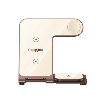 Charging Station 3 in 1, Fast Wireless Charger Stand for iPhone15/14/13/12/Pro/Max/Plus/XS/XR/X/8, Apple Watch 8/7/6/5/4/3/2/SE