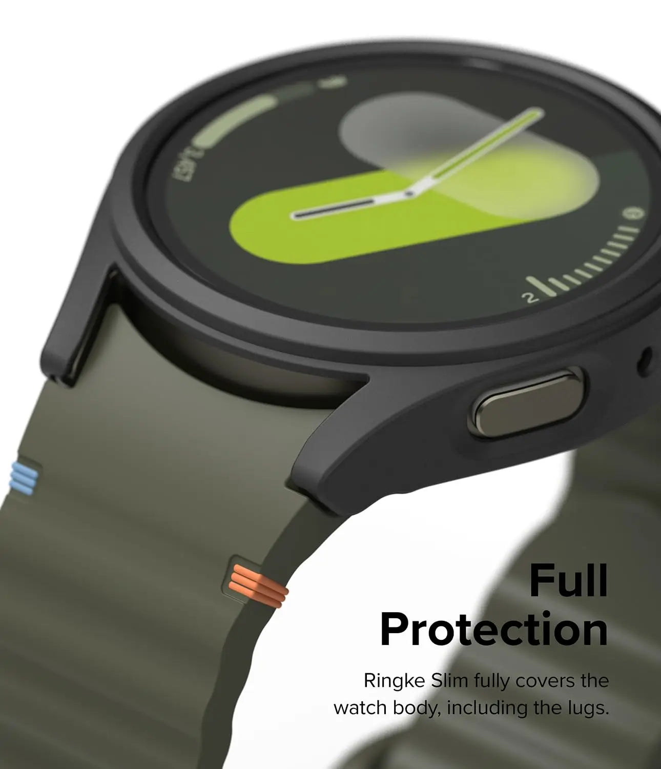 Glass+Case for Samsung Galaxy Watch 7 44mm/44mm Screen Protector Tempered Glass&Hard PC Protective Bumper Cover Accessories Set