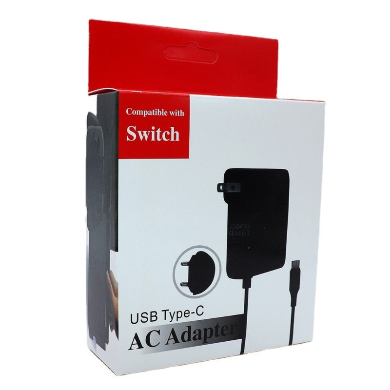 AC Wall Charger Power Adapter for Switch Game Console Standard Plugs Power Supply Adapter Portable Home and Travel Use
