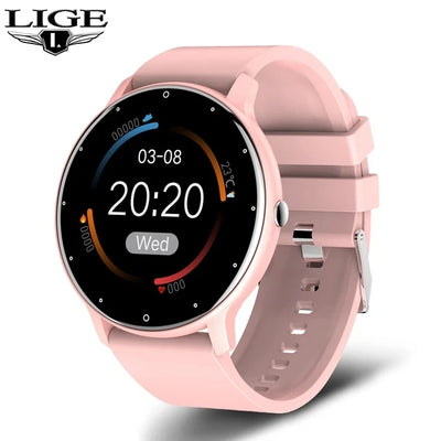 2024 Smart Watch Ladies Full Touch Screen Sports Fitness Watches  Waterproof Bluetooth Call Men Smartwatch Women For Android IOS