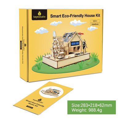 Keyestudio Smart Eco-Friendly House Starter Kit For Arduino Support C++ Programming  Learning Diy Electronic Kit