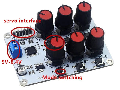 5 Dof Robotic Hand Claw Humanoid Robot Bionic Assembled Mechanical Manipulator Claw for Arduino UNO Programming Robot DIY Kit