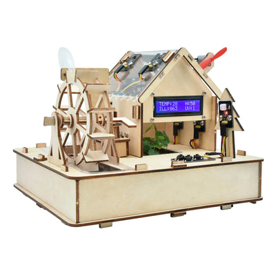 Keyestudio Smart Eco-Friendly House Starter Kit For Arduino Support C++ Programming  Learning Diy Electronic Kit