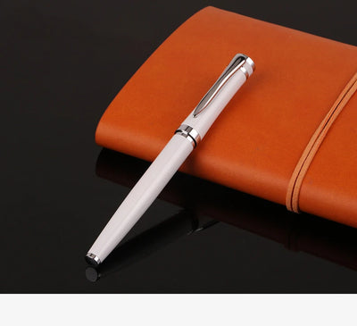 Luxury Metal Ball Point Pen Clip Signature Ballpoint Pens for Business Writing Office Stationery Customized Logo Name Gift